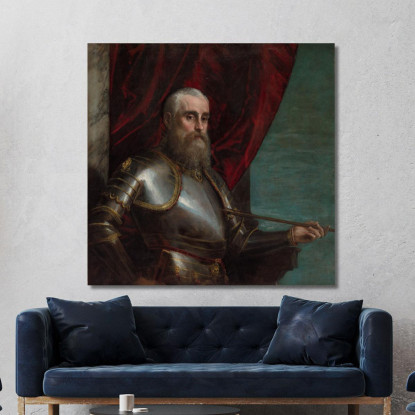 Ritratto Di Agostino Barbarigo Paolo Veronese pvr25 quadro stampato su tela