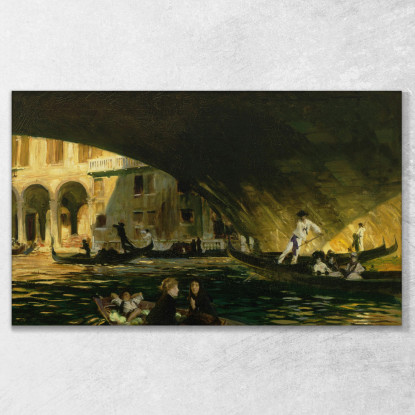 La Venezia Di Rialto John Singer Sargent jss323 quadro stampato su tela