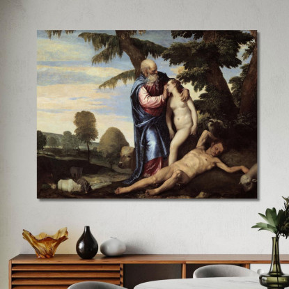La Creazione Di Eva Paolo Veronese pvr37 quadro stampato su tela