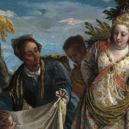 Il Ritrovamento Di Mosè Paolo Veronese pvr38 quadro stampato su tela