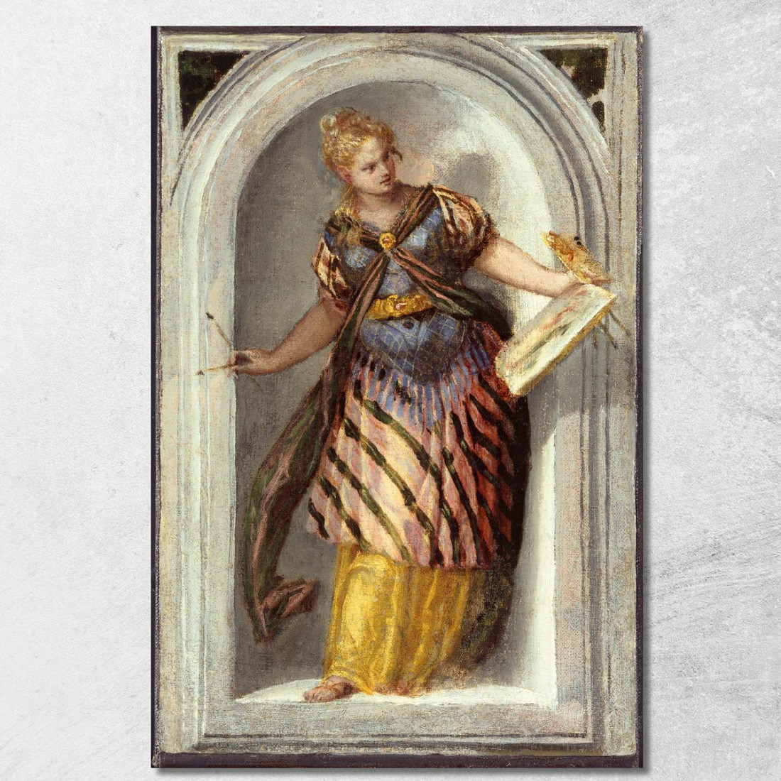 La Musa Della Pittura Paolo Veronese pvr41 quadro stampato su tela La Musa Della Pittura Paolo Veronese pvr41 quadro stampato su tela