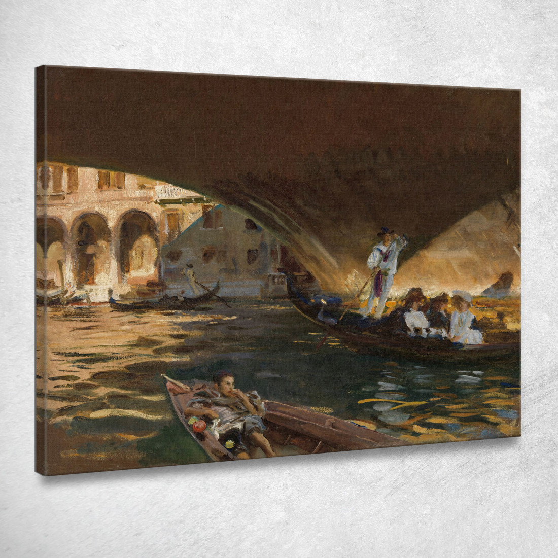 Il Rialto John Singer Sargent jss324 quadro stampato su tela Il Rialto John Singer Sargent jss324 quadro stampato su tela