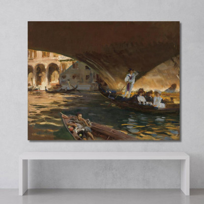 Il Rialto John Singer Sargent jss324 quadro stampato su tela