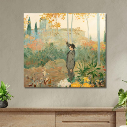 A Sant Benet De Bages Ramón Casas rcs4 quadro stampato su tela