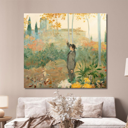 A Sant Benet De Bages Ramón Casas rcs4 quadro stampato su tela