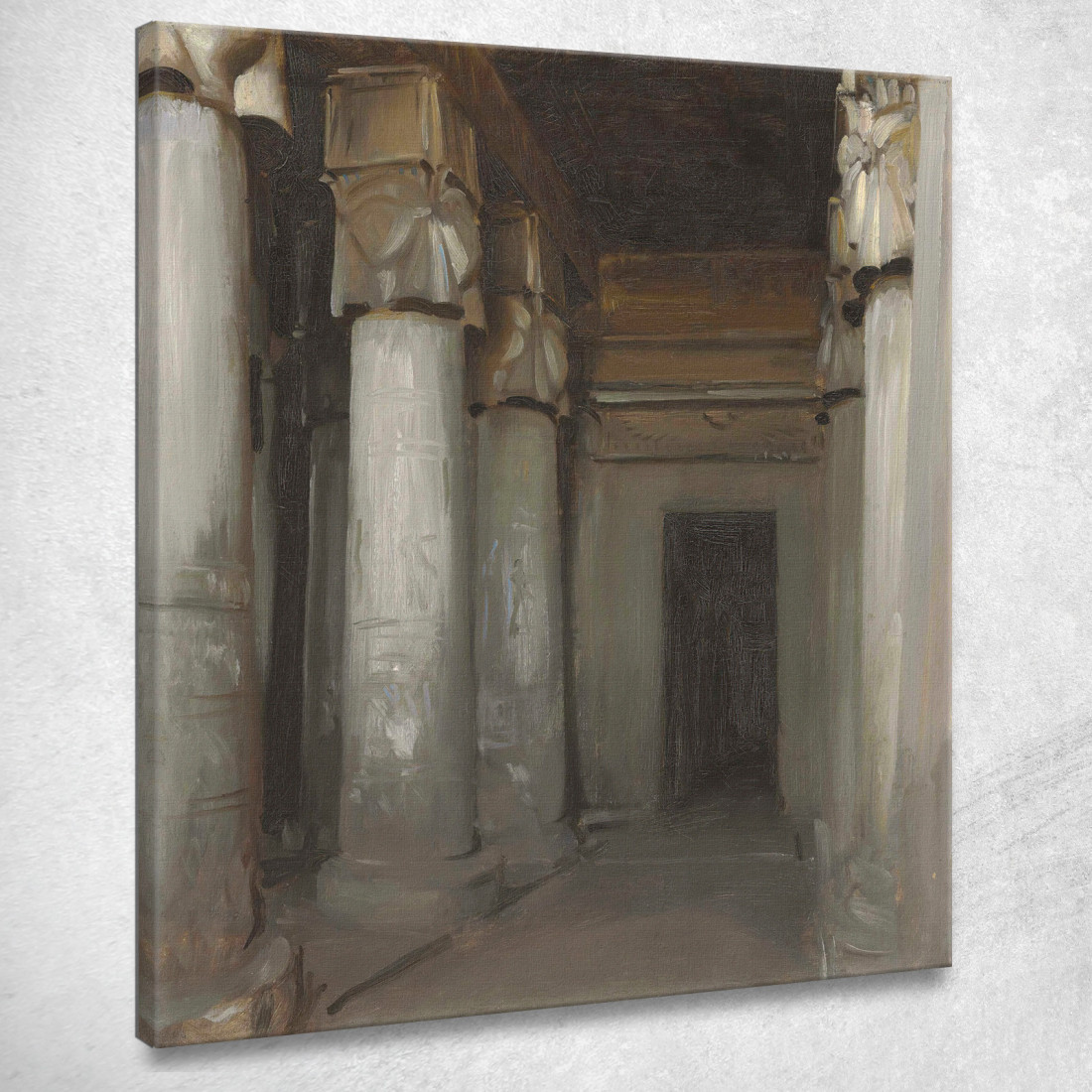 Il Tempio Di Denderah John Singer Sargent jss327 quadro stampato su tela Il Tempio Di Denderah John Singer Sargent jss327 quadro stampato su tela