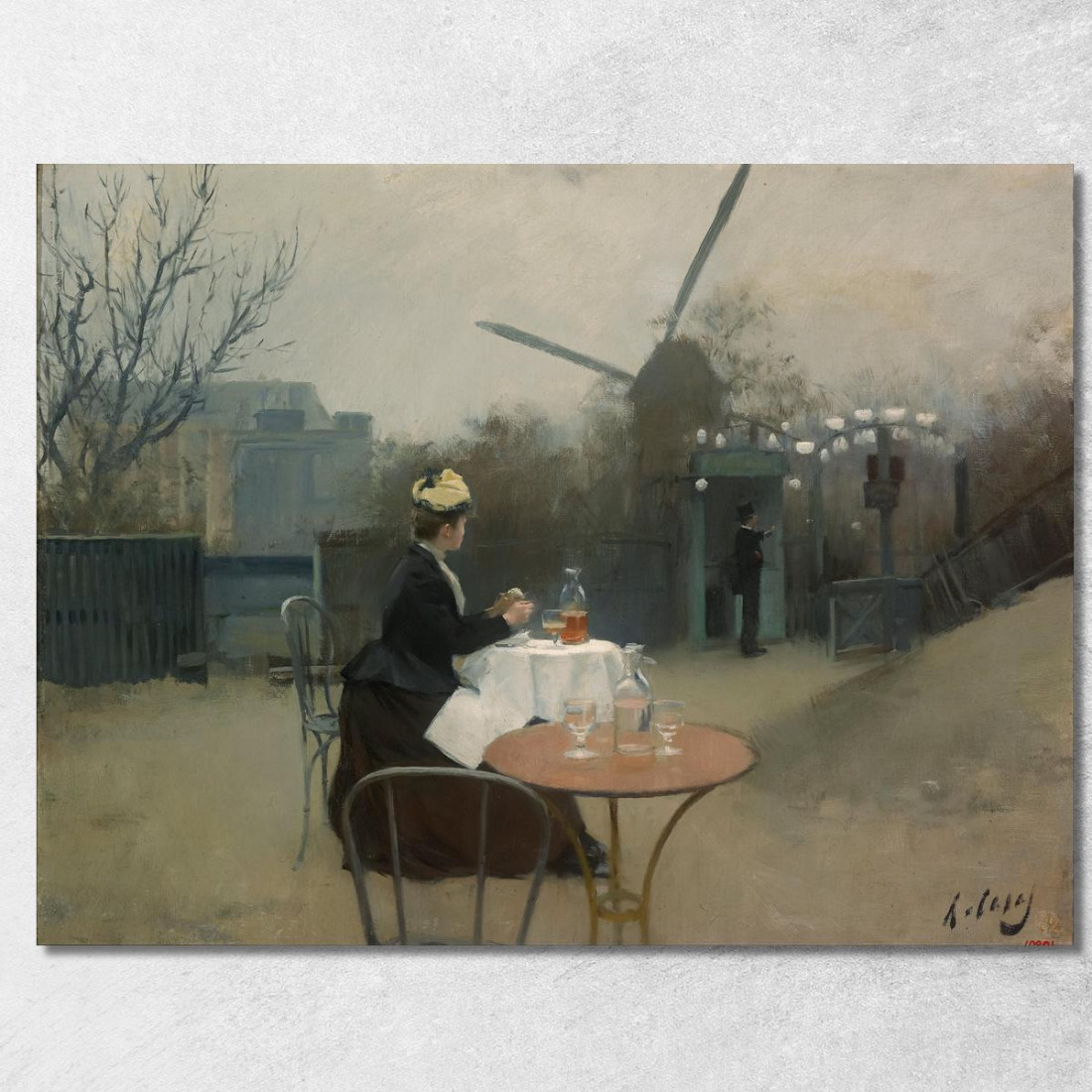 En Plein Air Ramón Casas rcs28 quadro stampato su tela En Plein Air Ramón Casas rcs28 quadro stampato su tela