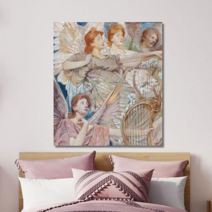 Gloria Thomas Wilmer Dewing twd5 quadro stampato su tela