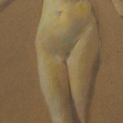 Studio Di Nudo Thomas Wilmer Dewing twd18 quadro stampato su tela