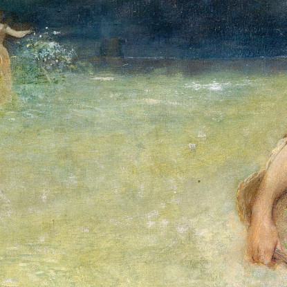 Primavera Thomas Wilmer Dewing twd24 quadro stampato su tela
