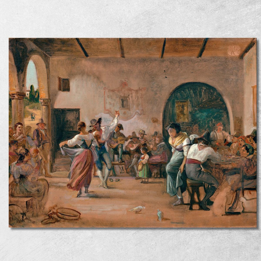 Danza In Un'Osteria Wilhelm Marstrand wmr14 quadro stampato su tela Danza In Un'Osteria Wilhelm Marstrand wmr14 quadro stampato su tela