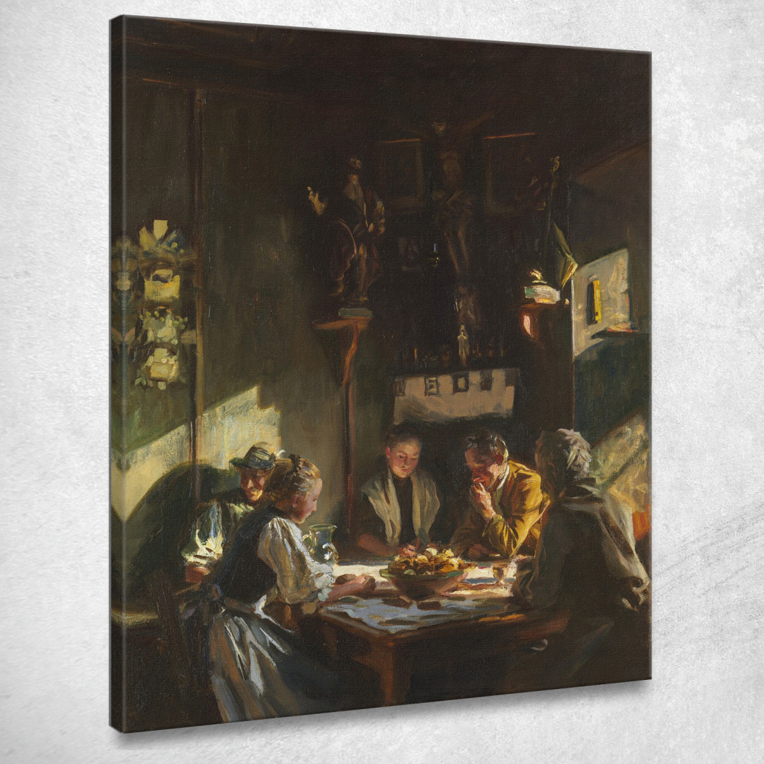 Interno Tirolese John Singer Sargent jss349 quadro stampato su tela Interno Tirolese John Singer Sargent jss349 quadro stampato su tela