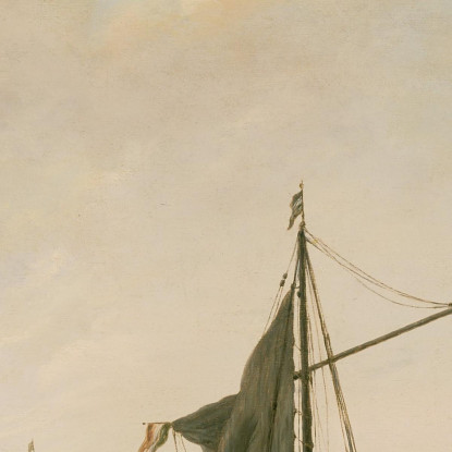 Una Veduta Della Mosa A Dordrecht Aelbert Cuyp acu4 quadro stampato su tela