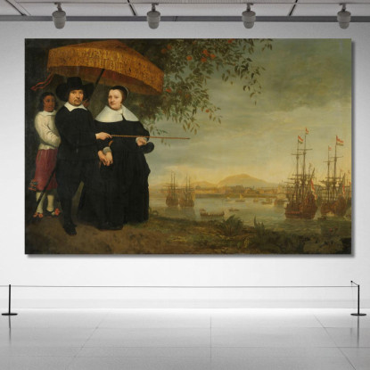 Mercante Senior Della Voc Aelbert Cuyp acu55 quadro stampato su tela