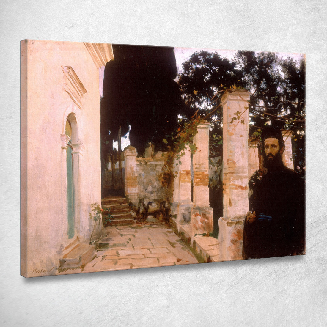 Vespri John Singer Sargent jss362 quadro stampato su tela Vespri John Singer Sargent jss362 quadro stampato su tela
