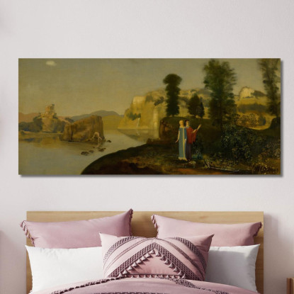 Sorgenti D’Argento Arthur Bowen Davies abd46 quadro stampato su tela