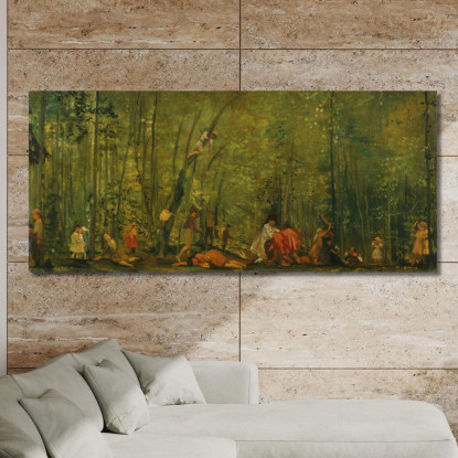 Primavera Di Delizia Arthur Bowen Davies abd48 quadro stampato su tela