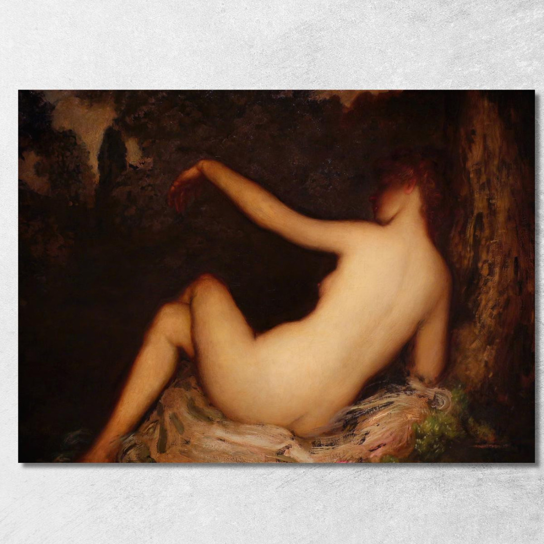 La Farfalla Arthur Bowen Davies abd54 quadro stampato su tela La Farfalla Arthur Bowen Davies abd54 quadro stampato su tela