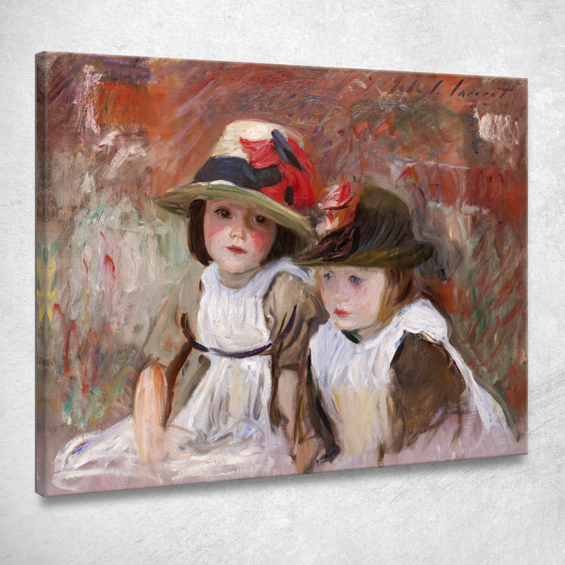 I Bambini Del Villaggio John Singer Sargent jss368 quadro stampato su tela I Bambini Del Villaggio John Singer Sargent jss368 quadro stampato su tela