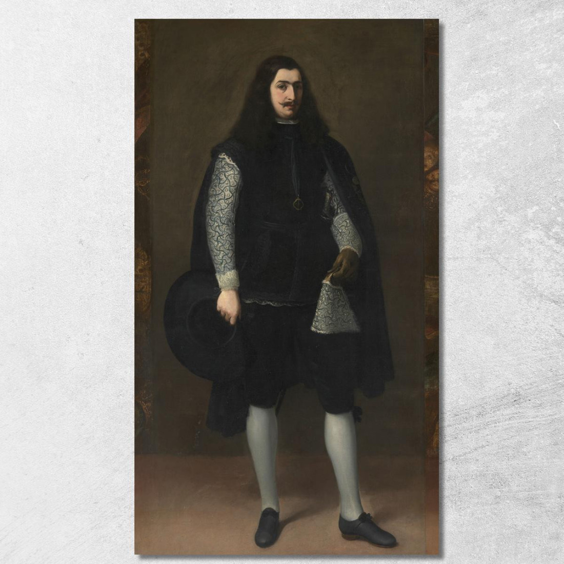 Un Cavaliere Di Alcántara O Calatrava Bartolomé Estebán Murillo bem1 quadro stampato su tela Un Cavaliere Di Alcántara O Calatrava Bartolomé Estebán Murillo bem1 quadro stampato su tela