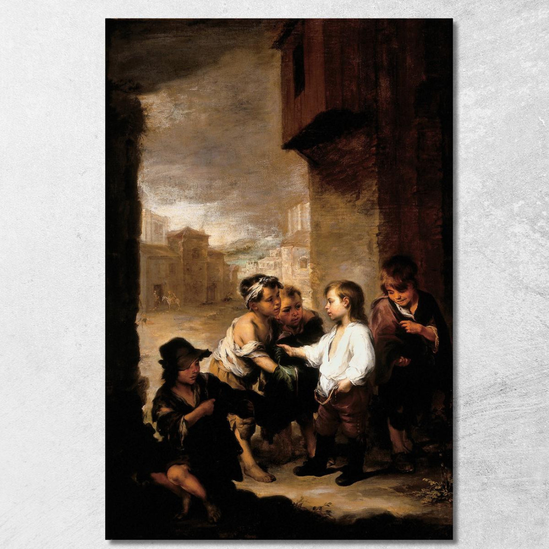San Tommaso Di Villanova Che Distribuisce I Suoi Vestiti Ai Ragazzi Mendicanti Bartolomé Estebán Murillo bem23 quadro stampato San Tommaso Di Villanova Che Distribuisce I Suoi Vestiti Ai Ragazzi Mendicanti Bartolomé Estebán Murillo bem23 quadro stampato