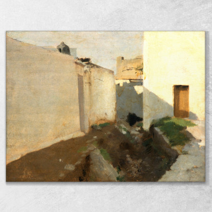 Pareti Bianche Alla Luce Del Sole Il Marocco John Singer Sargent jss372 quadro stampato su tela