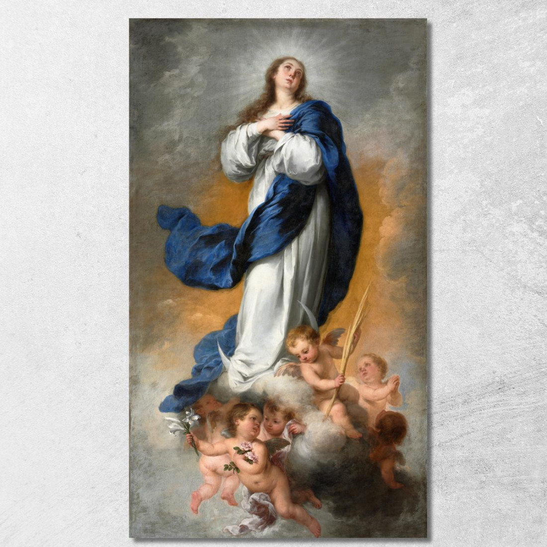 L'Immacolata Concezione Bartolomé Estebán Murillo bem36 quadro stampato su tela L'Immacolata Concezione Bartolomé Estebán Murillo bem36 quadro stampato su tela