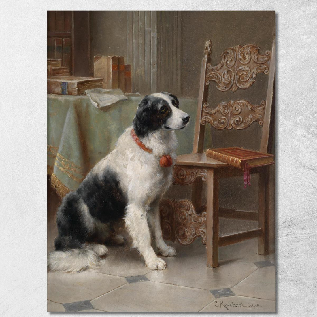Il Beniamino Della Famiglia Carl Reichert crc19 quadro stampato su tela Il Beniamino Della Famiglia Carl Reichert crc19 quadro stampato su tela