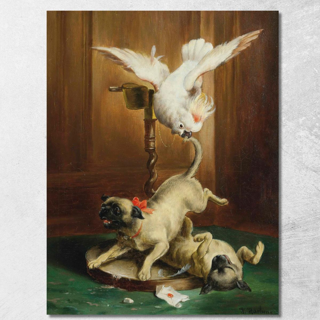 Pandemonio Di Carlini Carl Reichert crc47 quadro stampato su tela Pandemonio Di Carlini Carl Reichert crc47 quadro stampato su tela