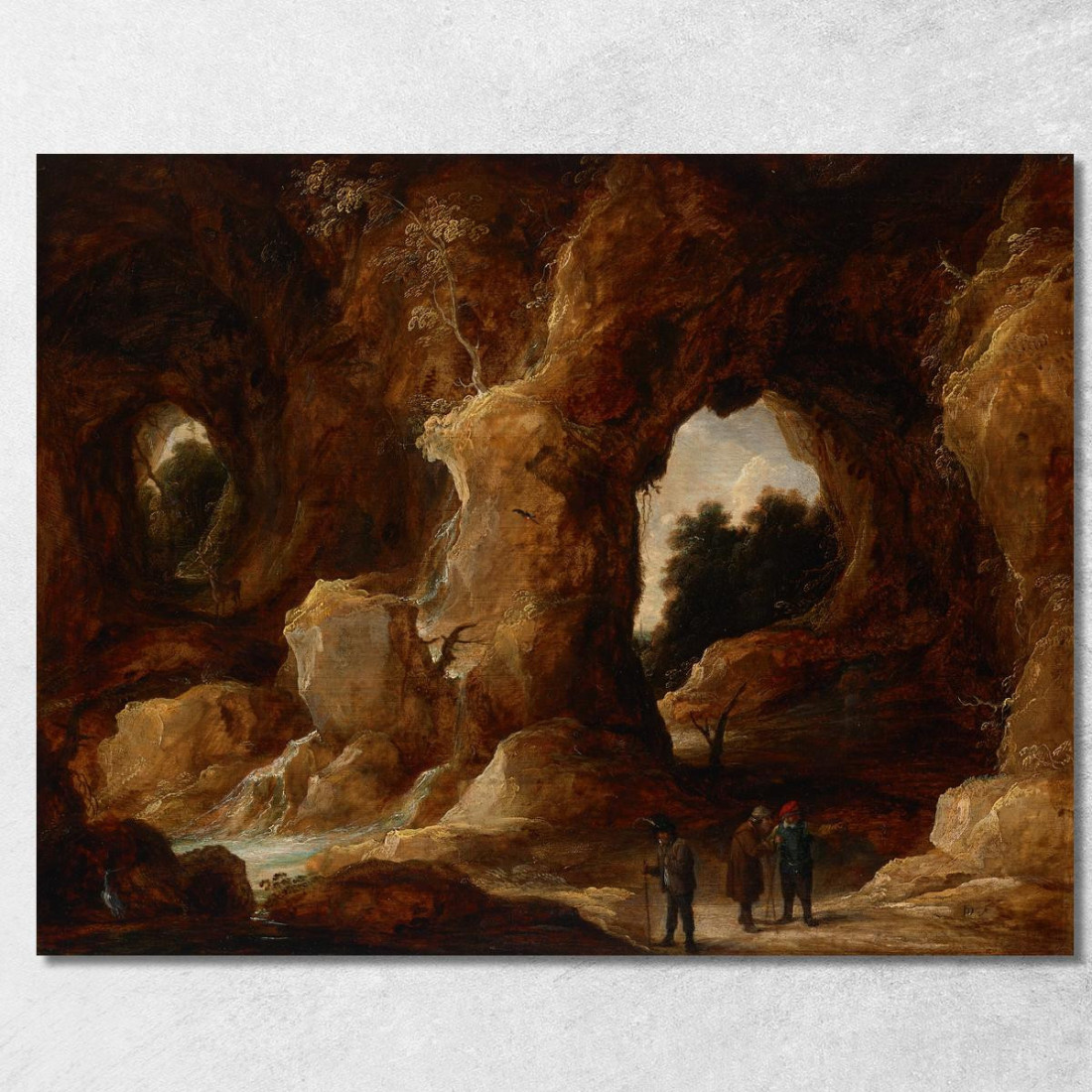 Una Grotta Con Figure Un Cervo E Una Cicogna David Teniers The Younger dty4 quadro stampato su tela Una Grotta Con Figure Un Cervo E Una Cicogna David Teniers The Younger dty4 quadro stampato su tela