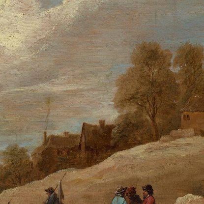 Paesaggio Con Figure Ai Margini Di Una Città David Teniers The Younger dty9 quadro stampato su tela