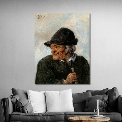 Un Contadino David Teniers The Younger dty13 quadro stampato su tela