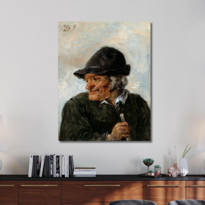 Un Contadino David Teniers The Younger dty13 quadro stampato su tela