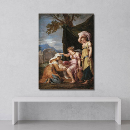 La Nascita Di Giove David Teniers The Younger dty29 quadro stampato su tela