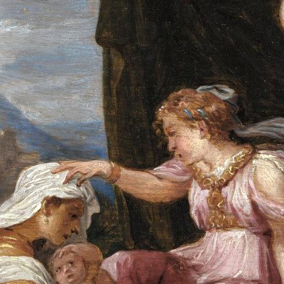 La Nascita Di Giove David Teniers The Younger dty29 quadro stampato su tela