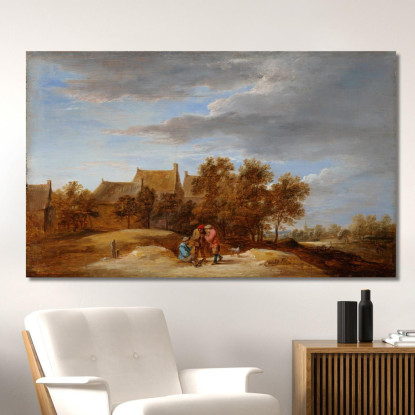 Lungo La Strada David Teniers The Younger dty31 quadro stampato su tela