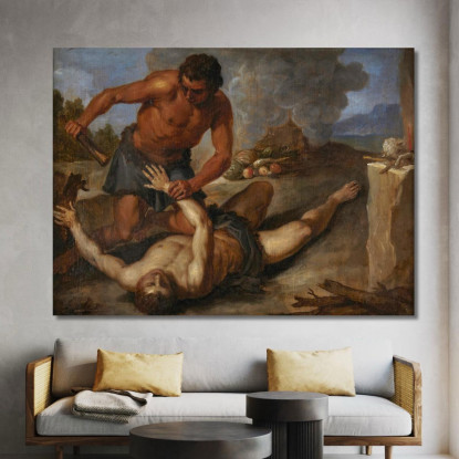 Caino Uccide Abele David Teniers The Younger dty32 quadro stampato su tela