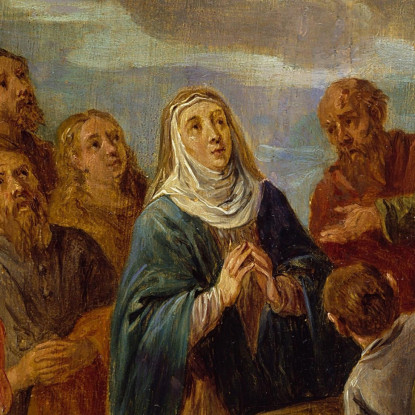 L'Ascensione (Dopo Leandro Bassano) David Teniers The Younger dty87 quadro stampato su tela
