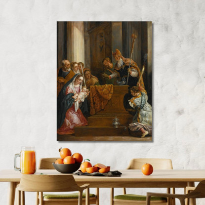 La Presentazione Al Tempio David Teniers The Younger dty99 quadro stampato su tela