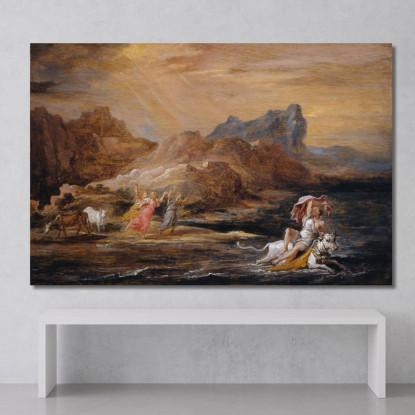 Il Ratto Di Europa David Teniers The Younger dty102 quadro stampato su tela