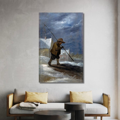 Inverno David Teniers The Younger dty116 quadro stampato su tela