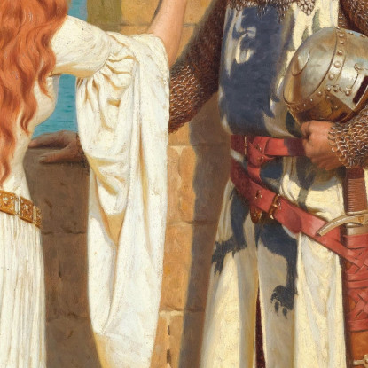 L'Ombra Edmund Blair Leighton ebl26 quadro stampato su tela