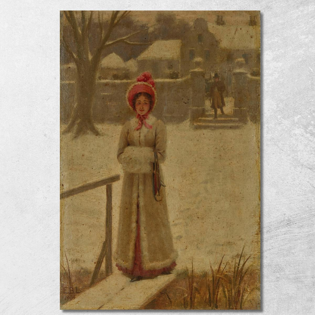 La Passeggiata Invernale Edmund Blair Leighton ebl28 quadro stampato su tela La Passeggiata Invernale Edmund Blair Leighton ebl28 quadro stampato su tela
