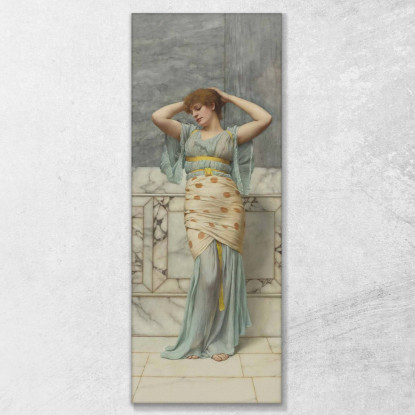 Bellezza In Una Stanza Di Marmo John William Godward jwg21 quadro stampato su tela