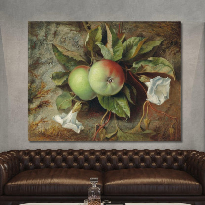 Autunno: Mele E Convolvolo Edward John Poynter ejp5 quadro stampato su tela