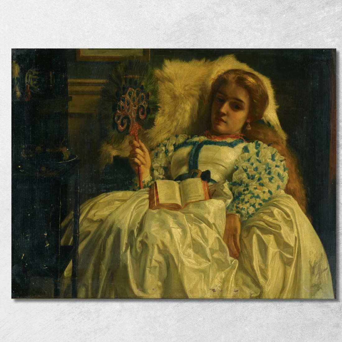Il Ventaglio Del Pavone Edward John Poynter ejp28 quadro stampato su tela Il Ventaglio Del Pavone Edward John Poynter ejp28 quadro stampato su tela