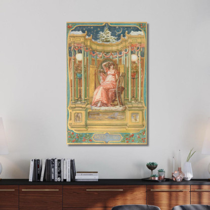 Ciliegie D'Inverno Edward John Poynter ejp31 quadro stampato su tela
