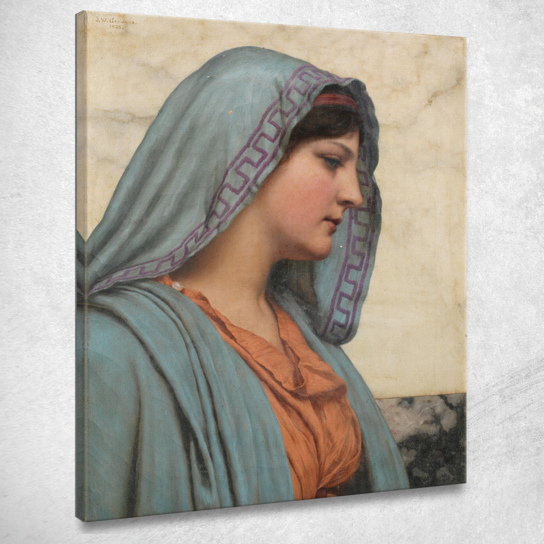 Di Citera John William Godward jwg27 quadro stampato su tela