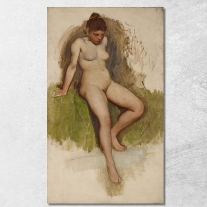 Nudo Frank Duveneck fdu11 quadro stampato su tela