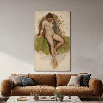Nudo Frank Duveneck fdu11 quadro stampato su tela